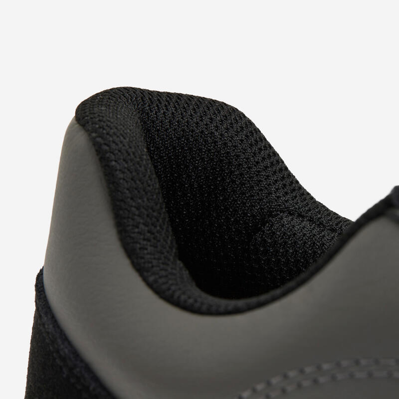 Chaussures basses "cupsoles" de skateboard adulte CRUSH 500 noir, gris, gomme