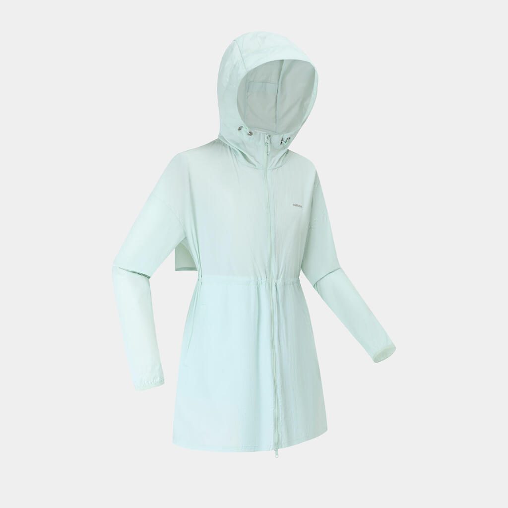 VESTE LONGUE ANTI-UV HELIUM 550 FEMME - VERTE