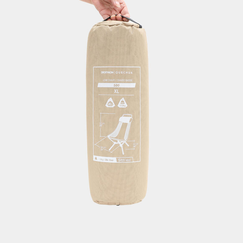 XL FOLDING CAMPING CHAIR MH500 Decathlon