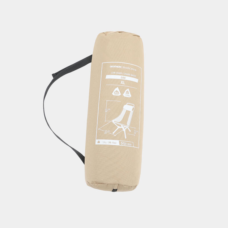 XL FOLDING CAMPING CHAIR MH500 QUECHUA Decathlon