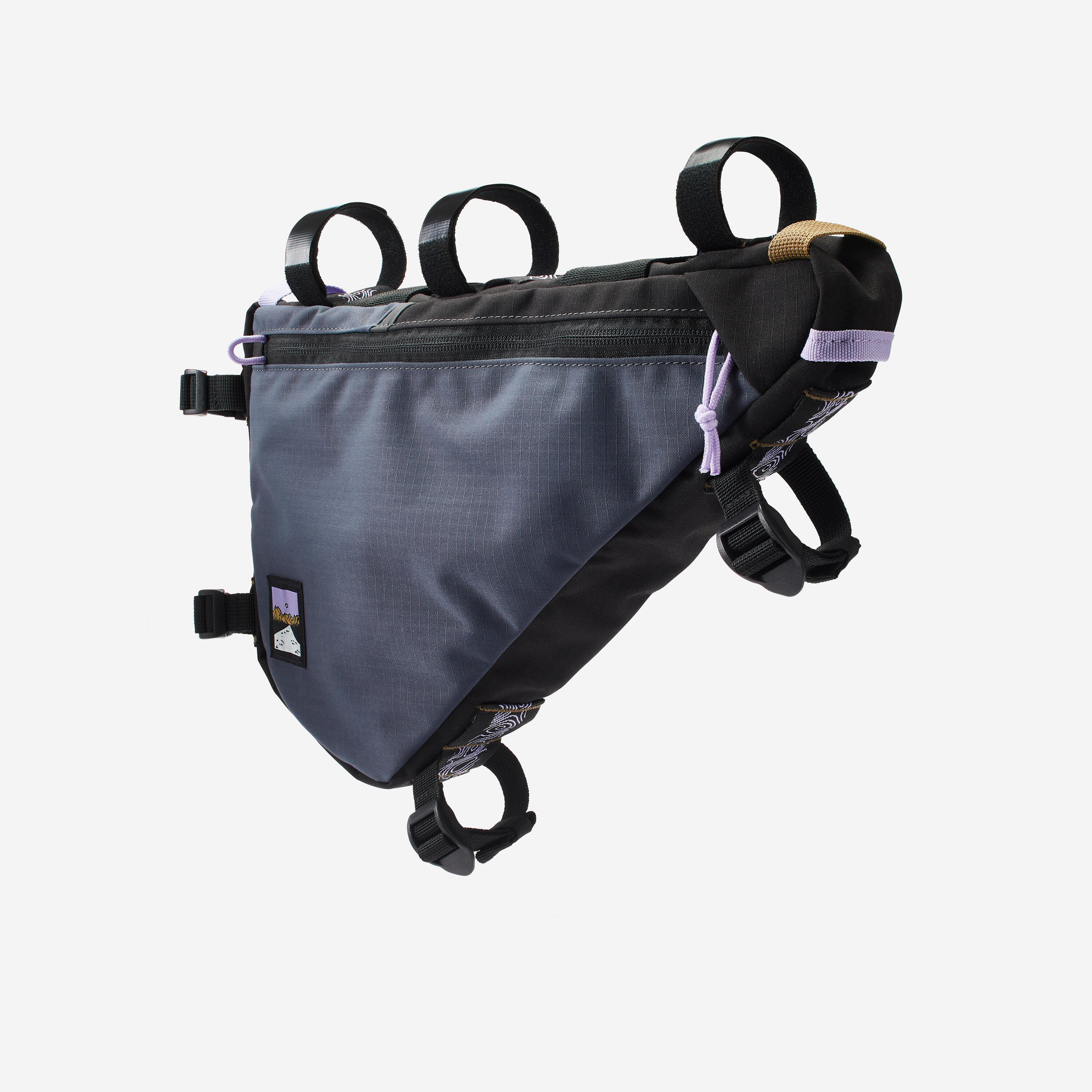5 X Sacoches De Cadre De Vélo Yanho - Pochette Triangle Tube - Noir - Étanche - 200g - Neuf
