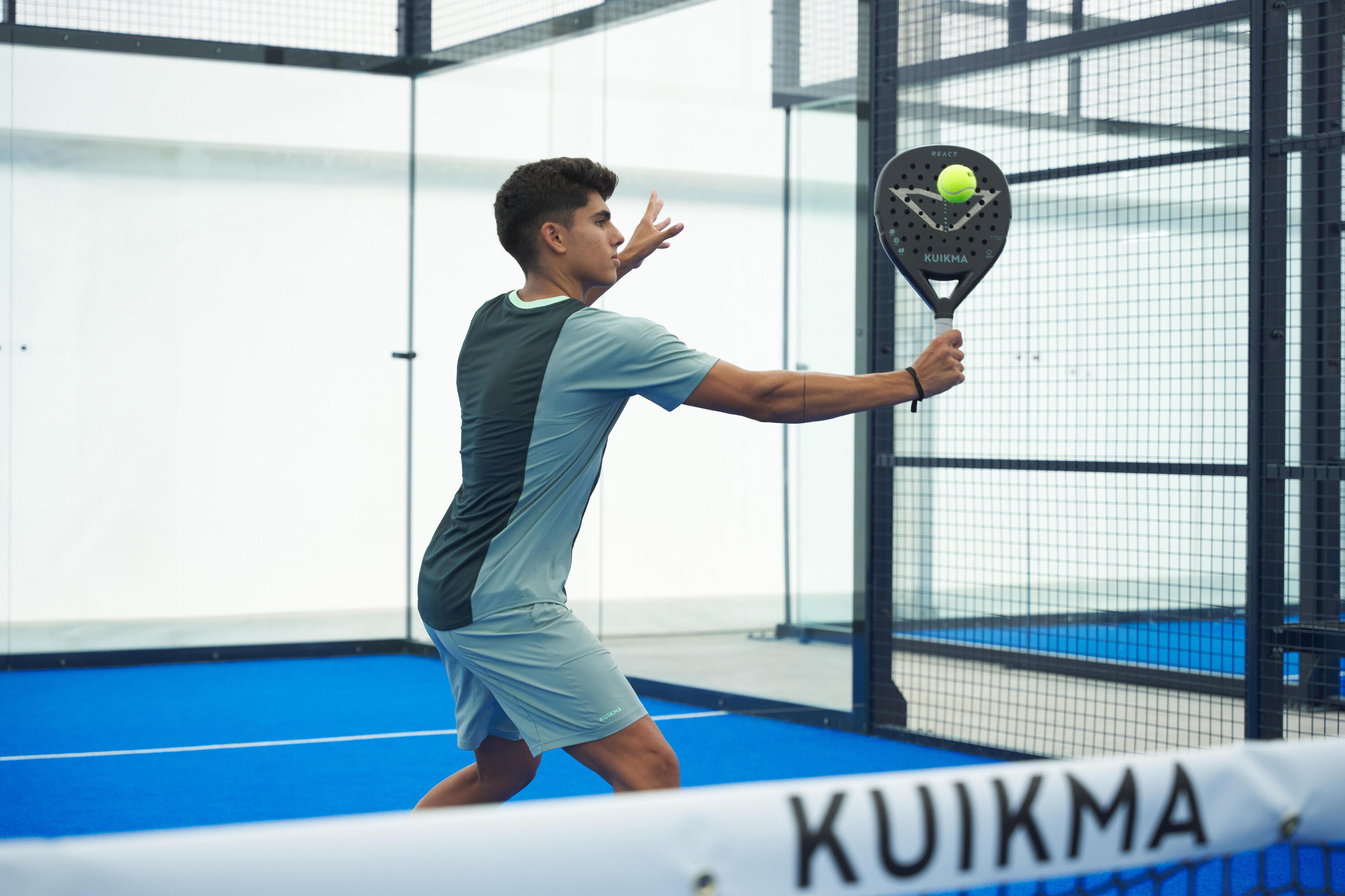Short de padel respirant Homme - Kuikma Dry Vert 11/11