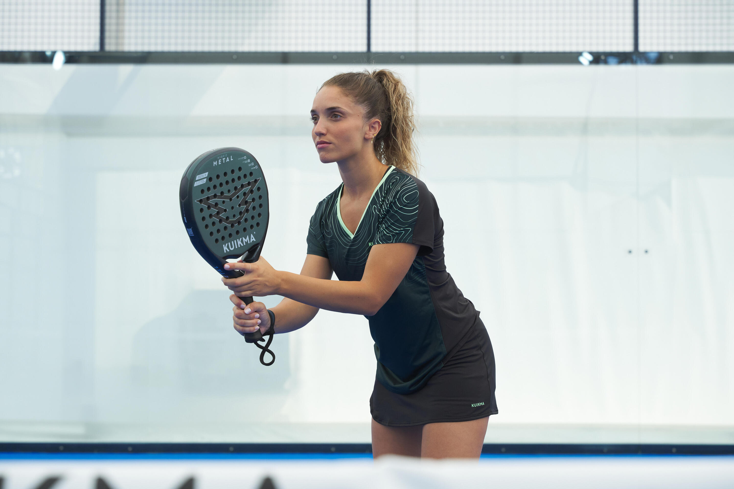Dámské tričko na padel s krátkým rukávem PTS500 9/11