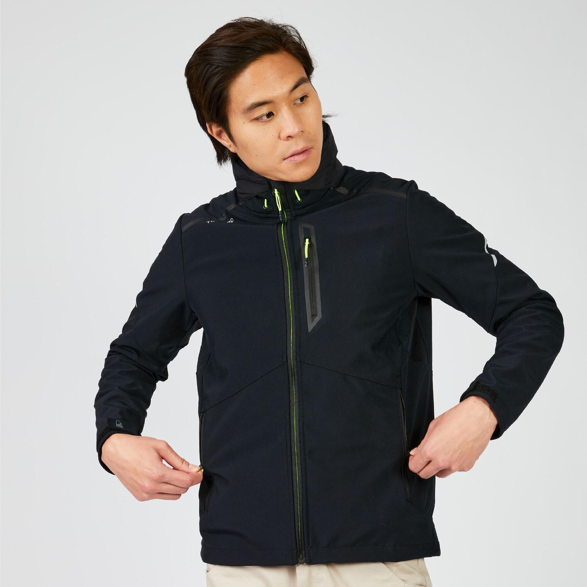 TRIBORD UK UBER M SOFTSHELL JKT 900 BLACK