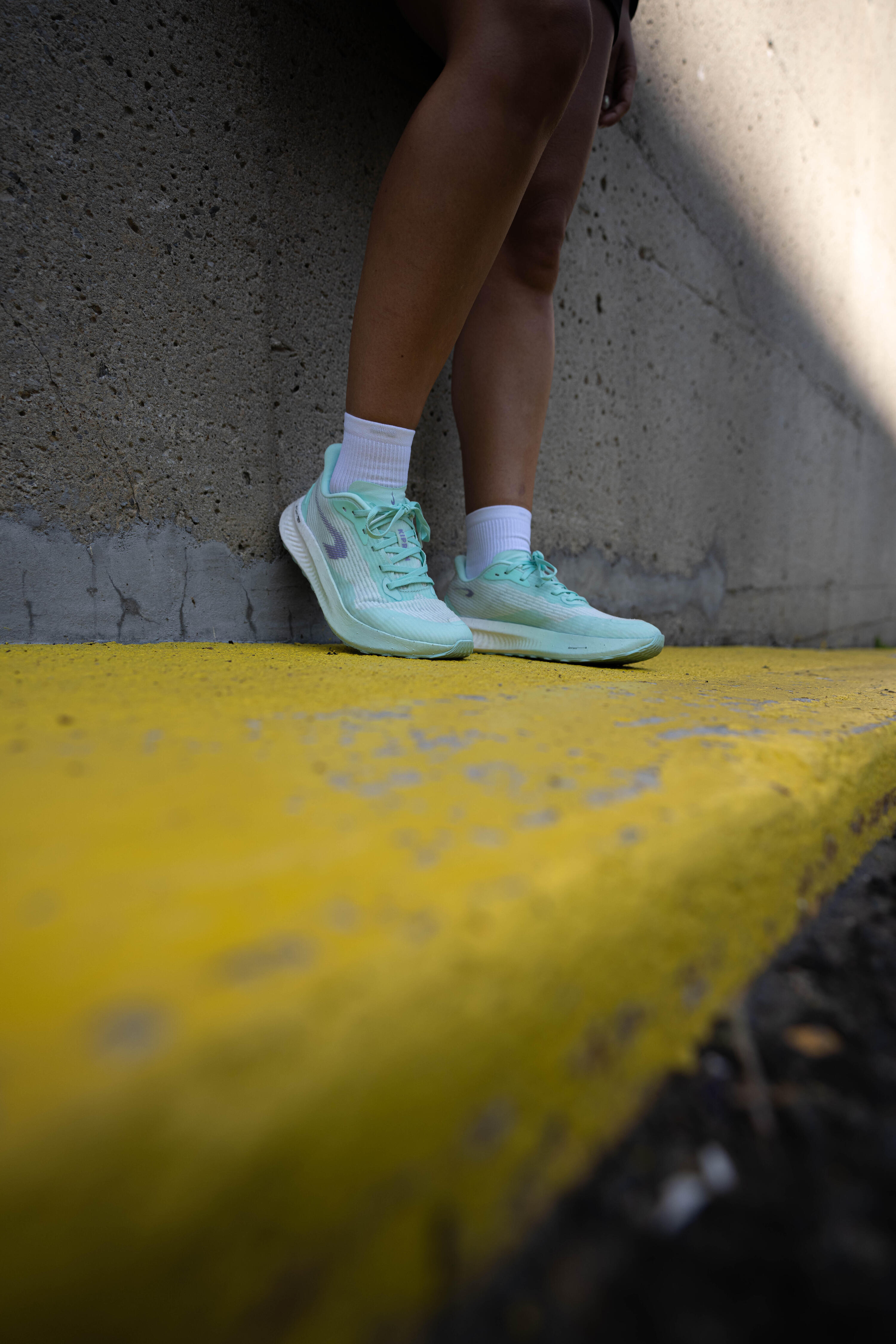 Scarpe running donna KIPRUN KD 500.3 verdi 14/19