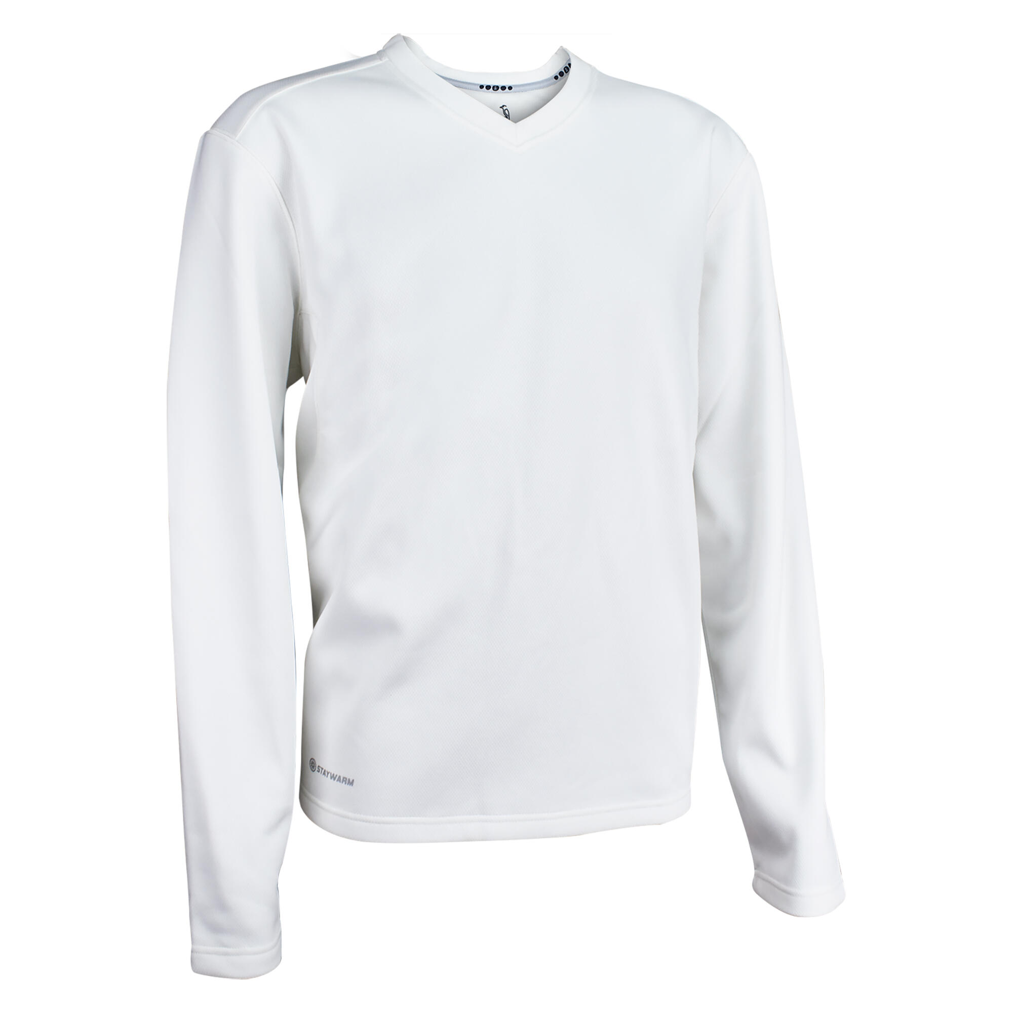 Kookaburra Junior Cricket Sweater White 1/2