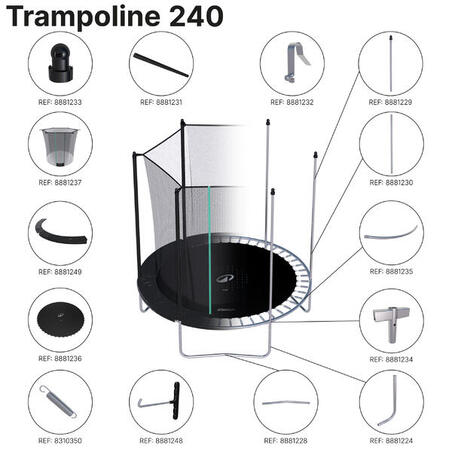 Пінна підкладка для батута 94 см
