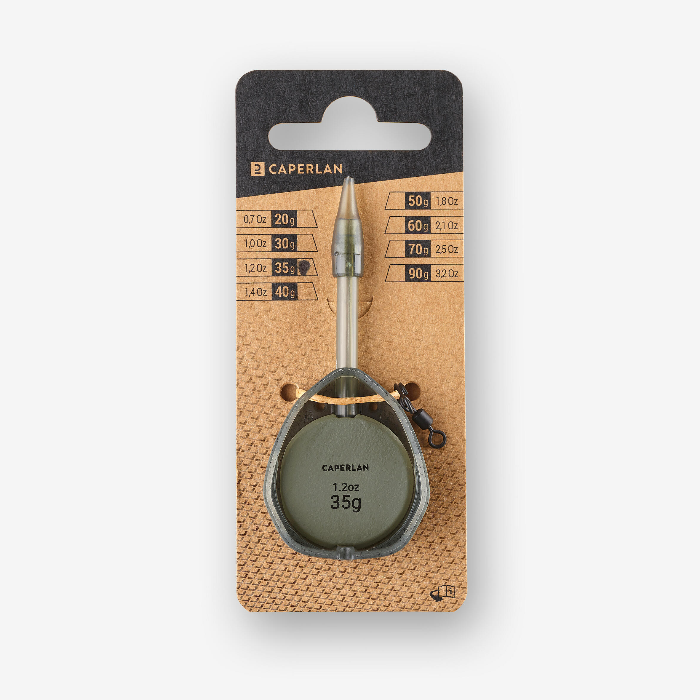 Gaiola de Engodo Method Feeder Híbrida S 35 g 6/16