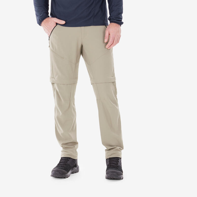 Pantalón desmontable de montaña y trekking Hombre Forclaz MT100