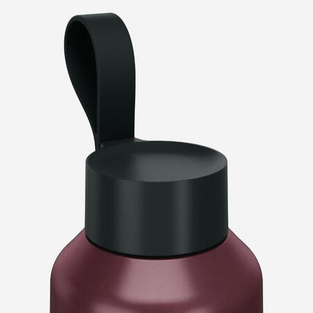 Фляга з неіржавної сталі 1 л для туризму бордова