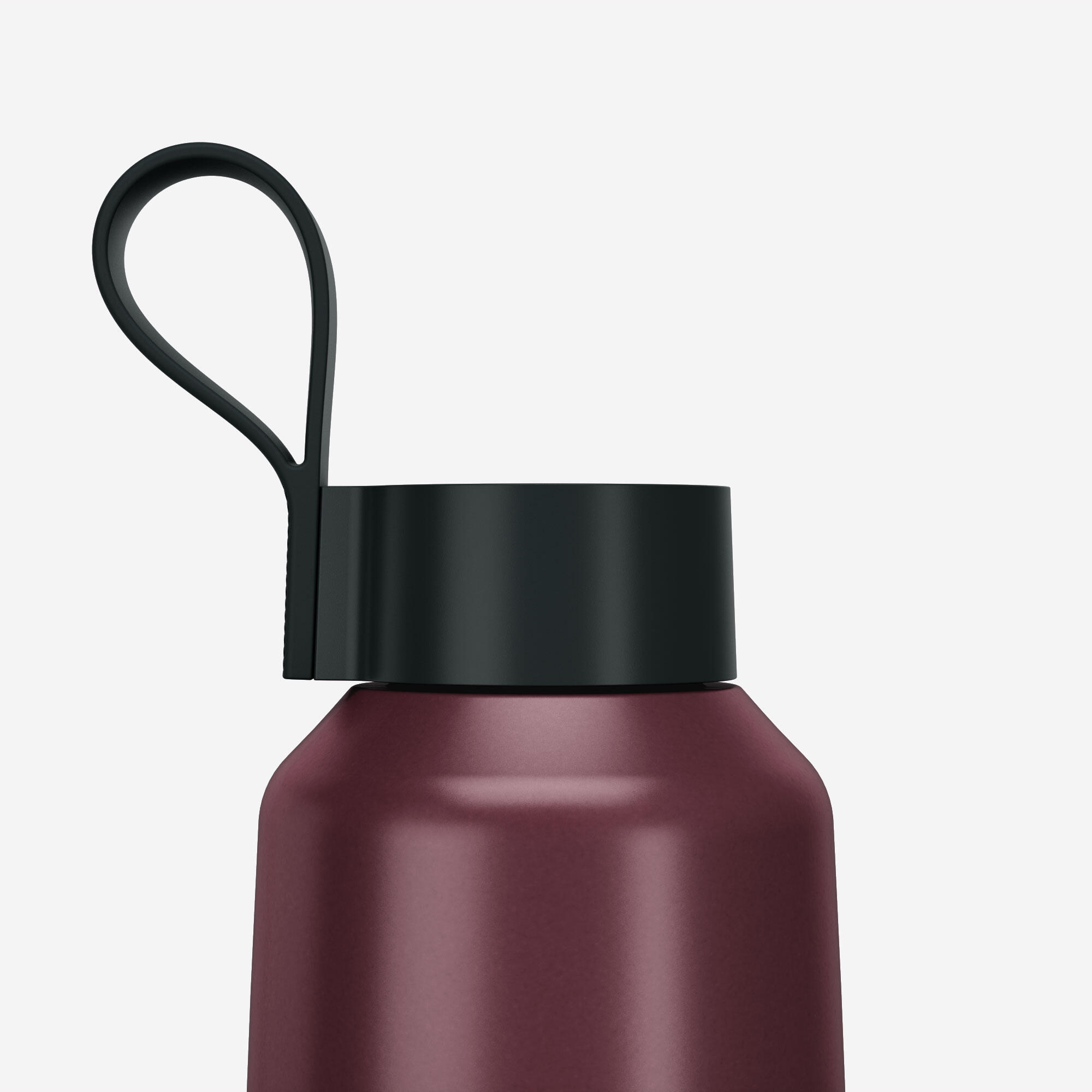 1 L stainless steel water bottle with screw cap for hiking 9/10