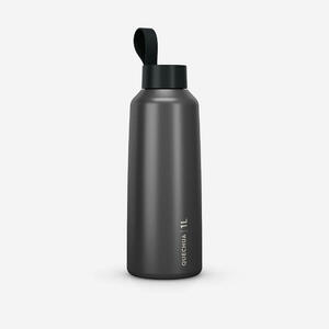 Cantimplora de montaña y trekking acero inoxidable 1L tapon rosca Quechua MH100