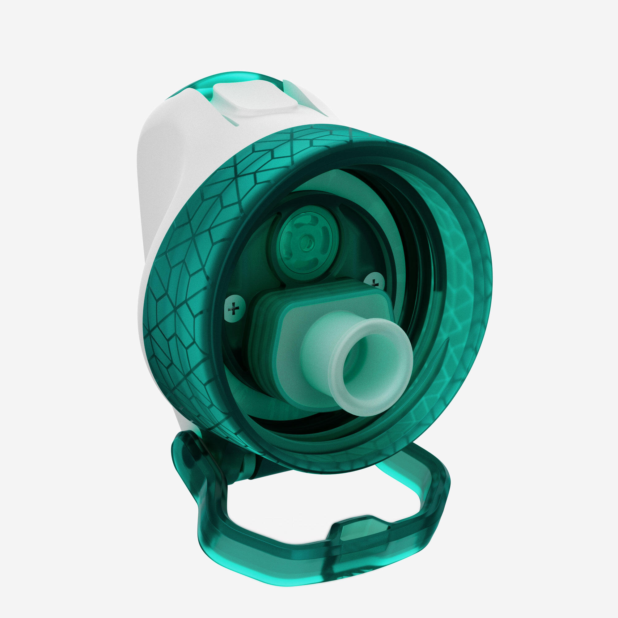 Bouteille aluminium avec paille 0,6 L - QUECHUA