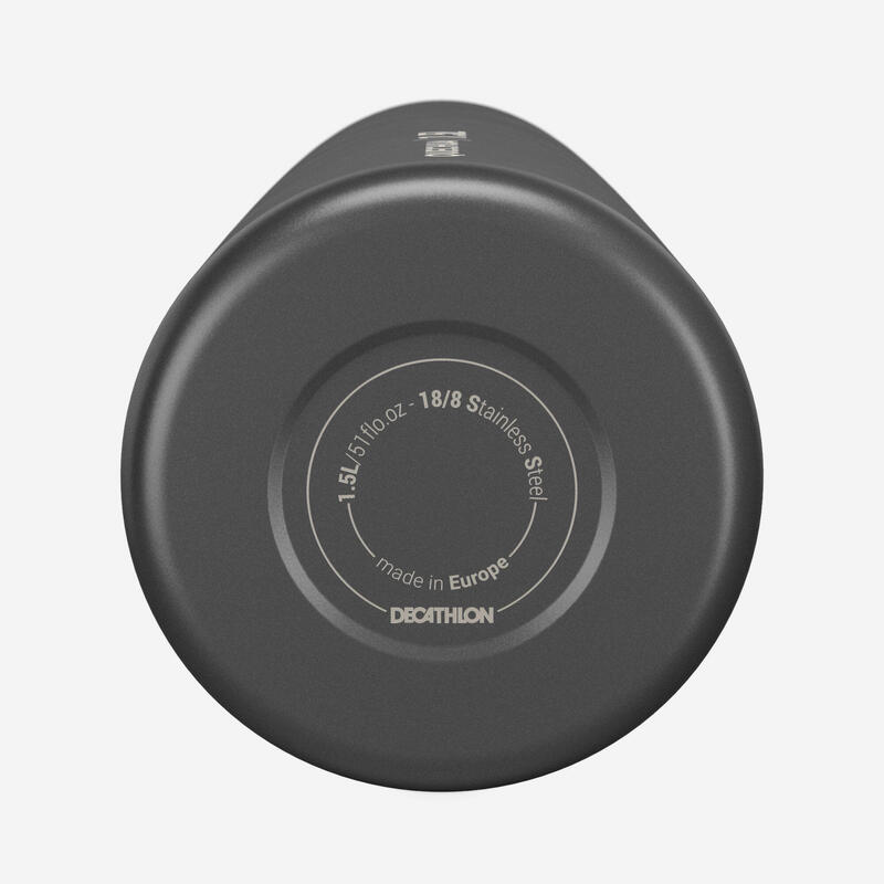 Outdoor Paslanmaz Çelik Matara - 1,5 L - Gri - 100