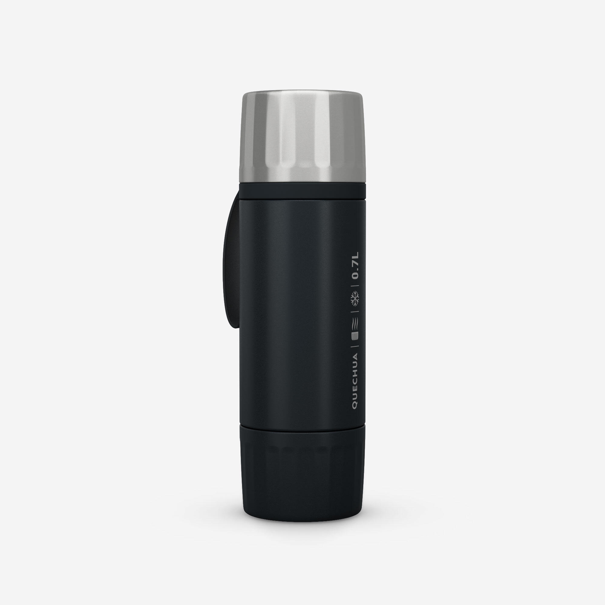 Quechua - Bouteille Mh900 0,7l Isotherme Inox De Randonnée, Bouchon À Ouverture Rapide - Bouteille Isotherme - Sac A Dos Accessoires Randonnee Trek - Gris - Taille Unique - Decathlon
