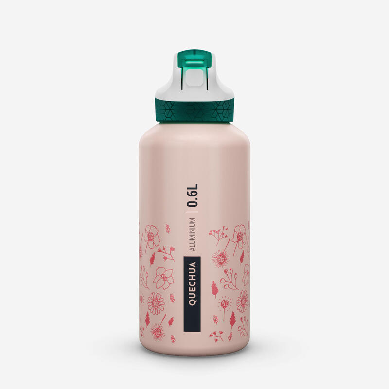 Çocuk Outdoor Pipetli Alüminyum Matara - 0,6 L - Pembe - 500
