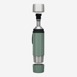 Bouteille inox isotherme avec filtre à thé 1L, de randonnée et camping