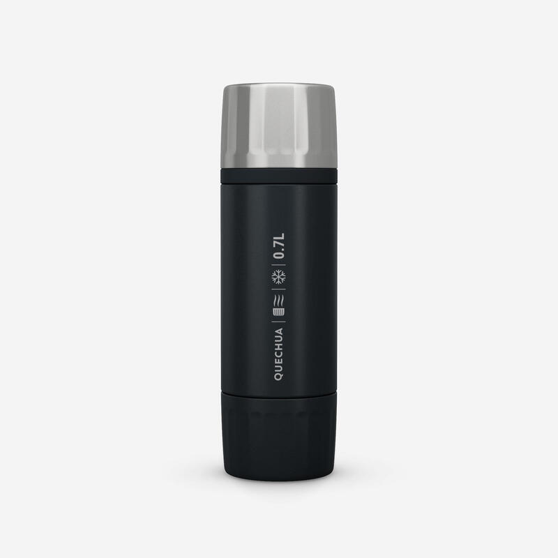 Bouteille inox isotherme avec filtre à thé 0,7L, de randonnée et camping