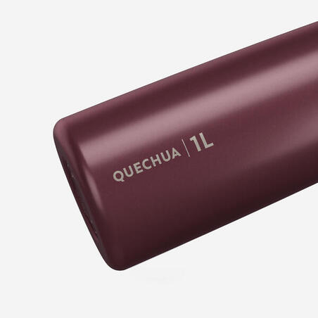 Фляга з неіржавної сталі 1 л для туризму бордова