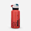 0.6 L Aluminium flask with quick opening cap and pipette for hiking