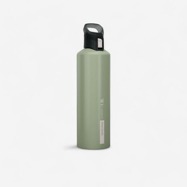 QUECHUA BOTELLA ALUMINIO 1,5L CON TAPA DE APERTURA RÁPIDA