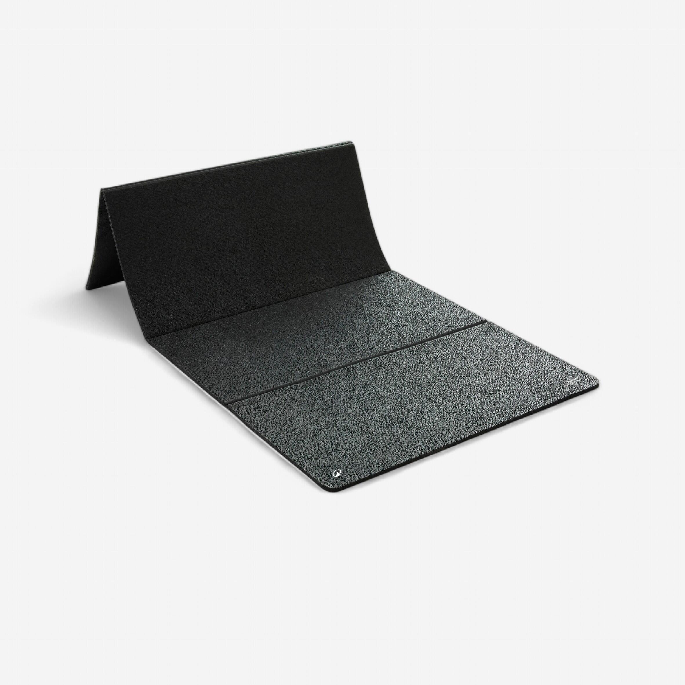 Tapis de sol 8 mm pliable intérieur et extérieur – noir - CORENGTH