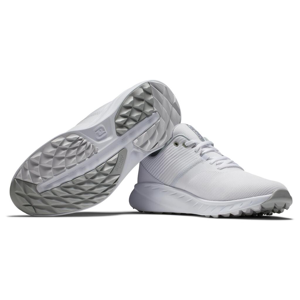 Pánska priedušná golfová obuv Footjoy Flex biela