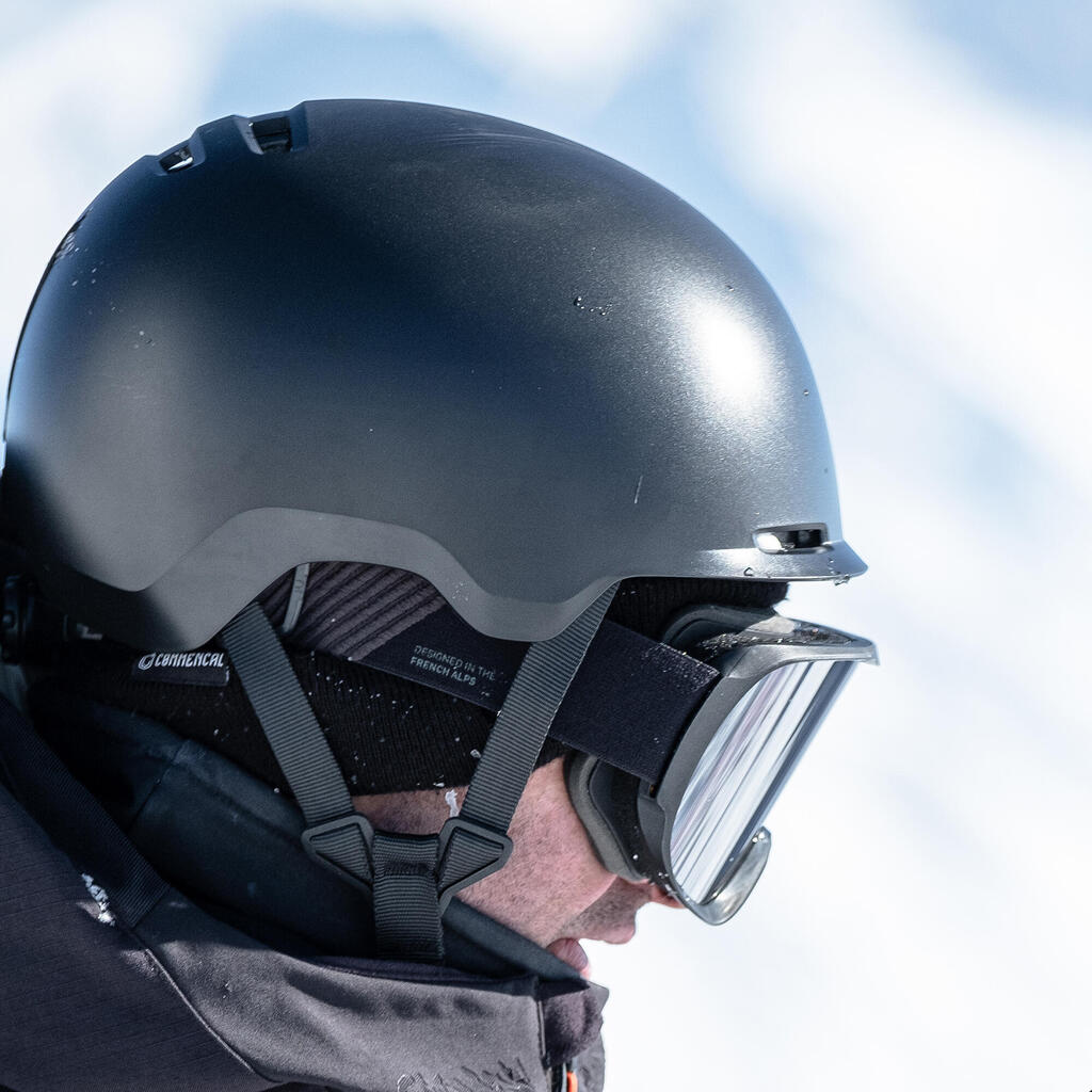 Pieaugušo frīstaila slēpošanas ķivere “FS 500”, melna