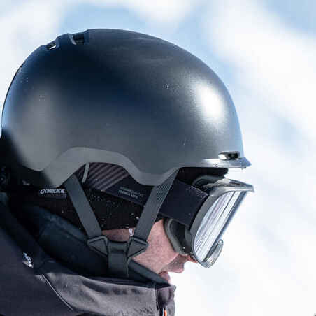 Suaugusiųjų slidinėjimo laisvuoju stiliumi šalmas „FS 500“, juodas