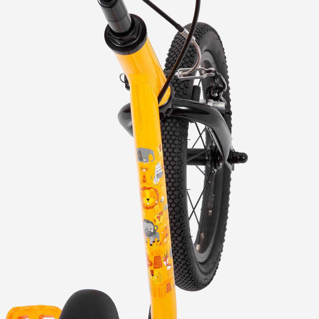 Vélo 14 Pouces 700 - Jaune