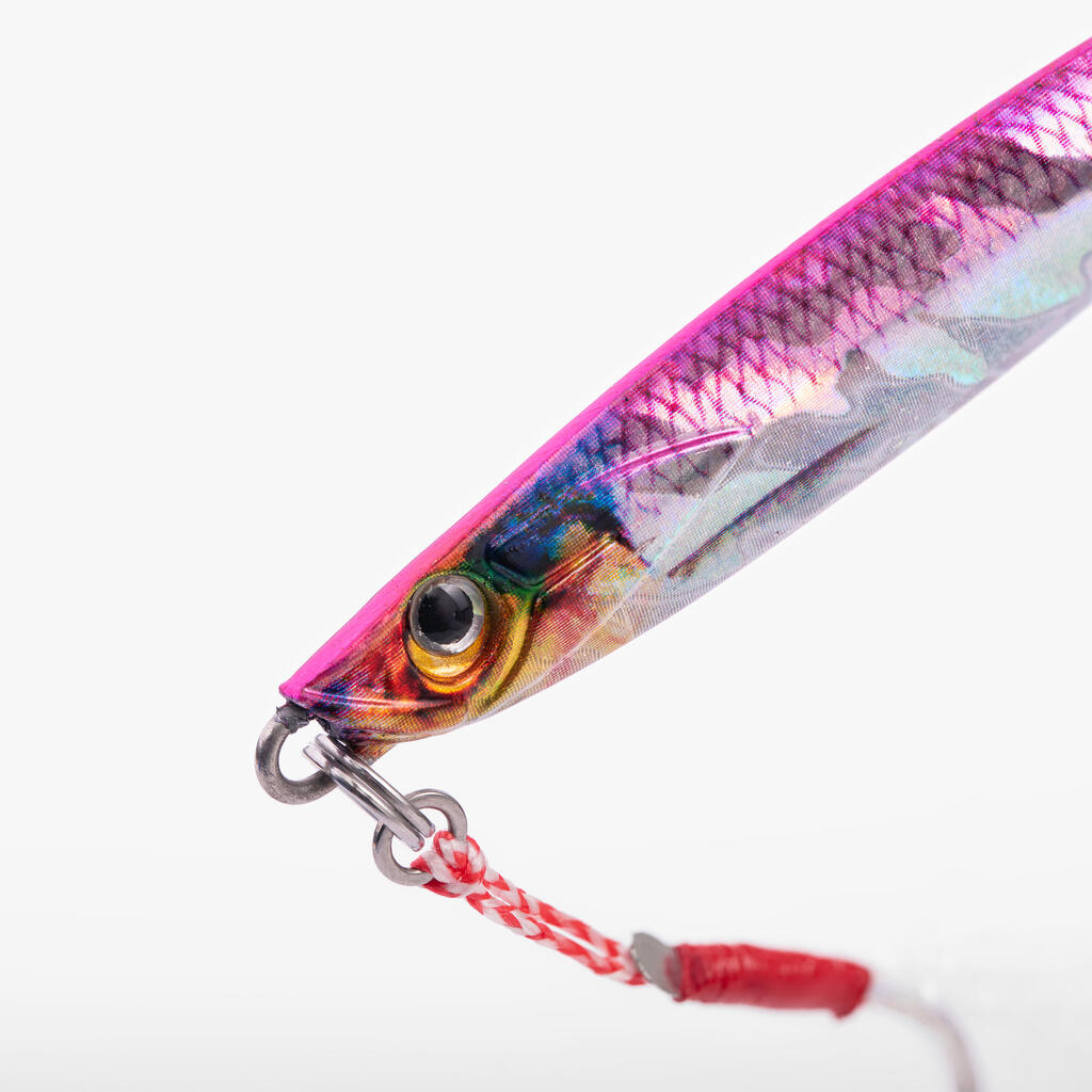 Sea lure fishing casting jig Biastos Assist 60 g Herring pink