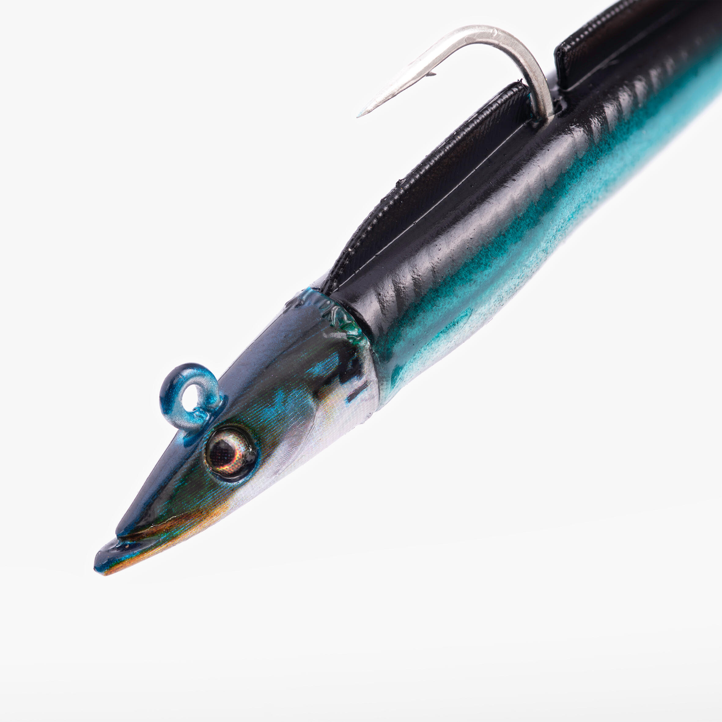 COMBO leurres souples Shad lançon EELO 90 4 gr Ayu/Bleu 6/11