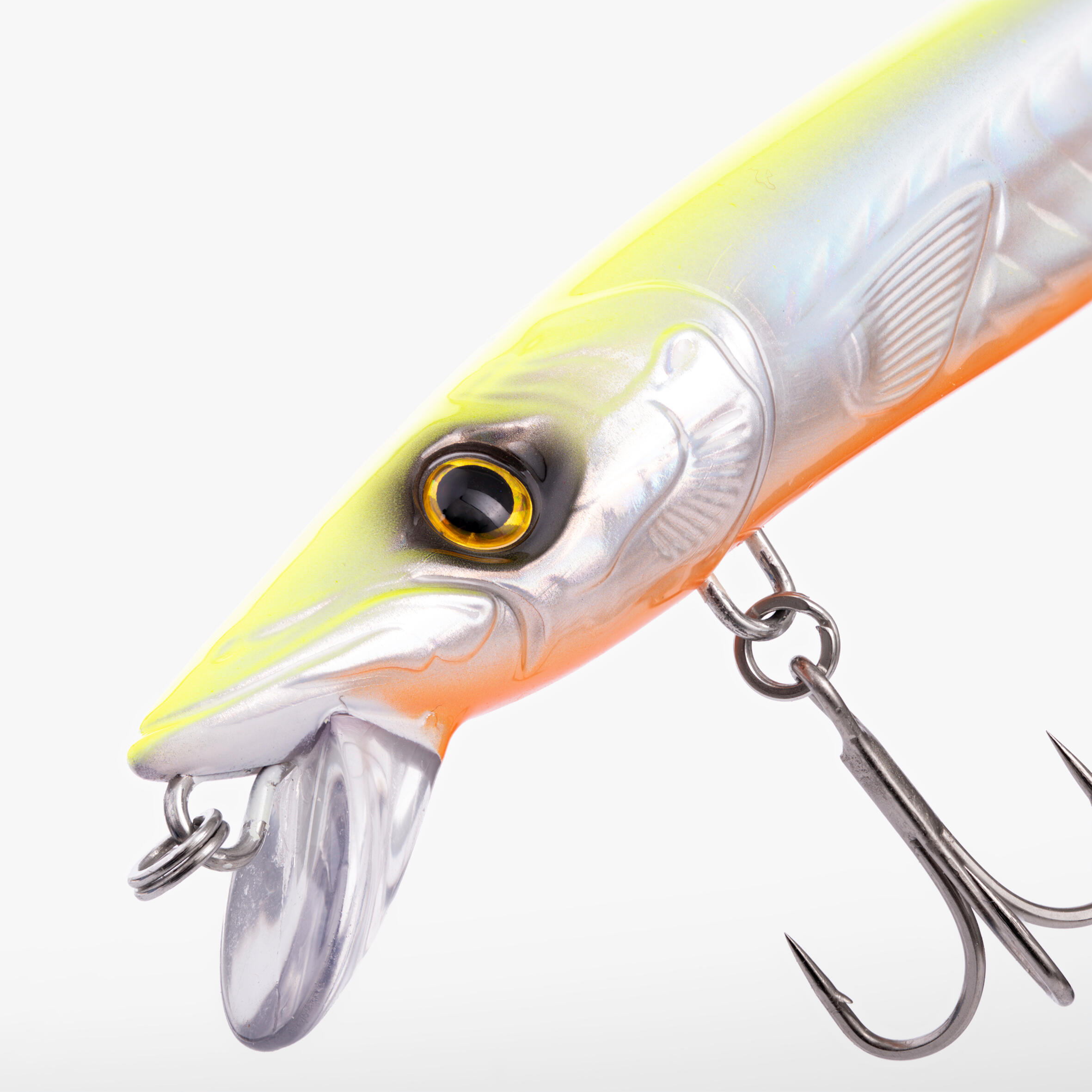 Jerkbait Jerkuda 170SP Spinnfischen im Meer neonweiss  3/15