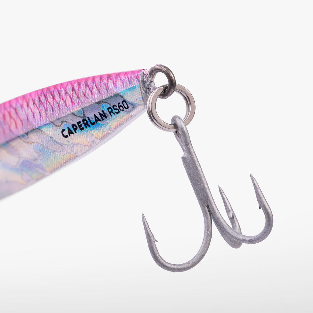 Sea lure fishing casting jig Biastos Assist 60 g Herring pink