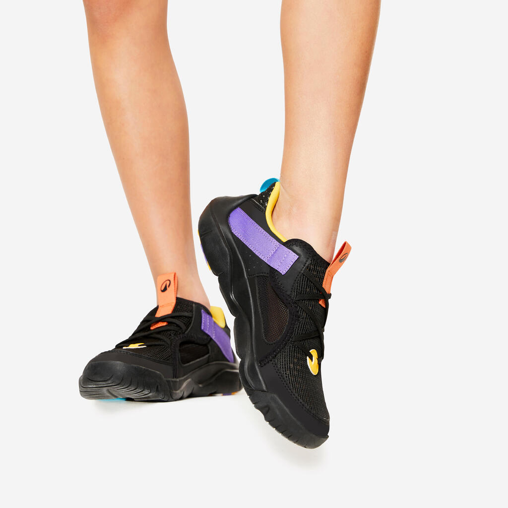 Chaussures multisport respirantes enfant mixte, Playful Summer Bleu et jaune