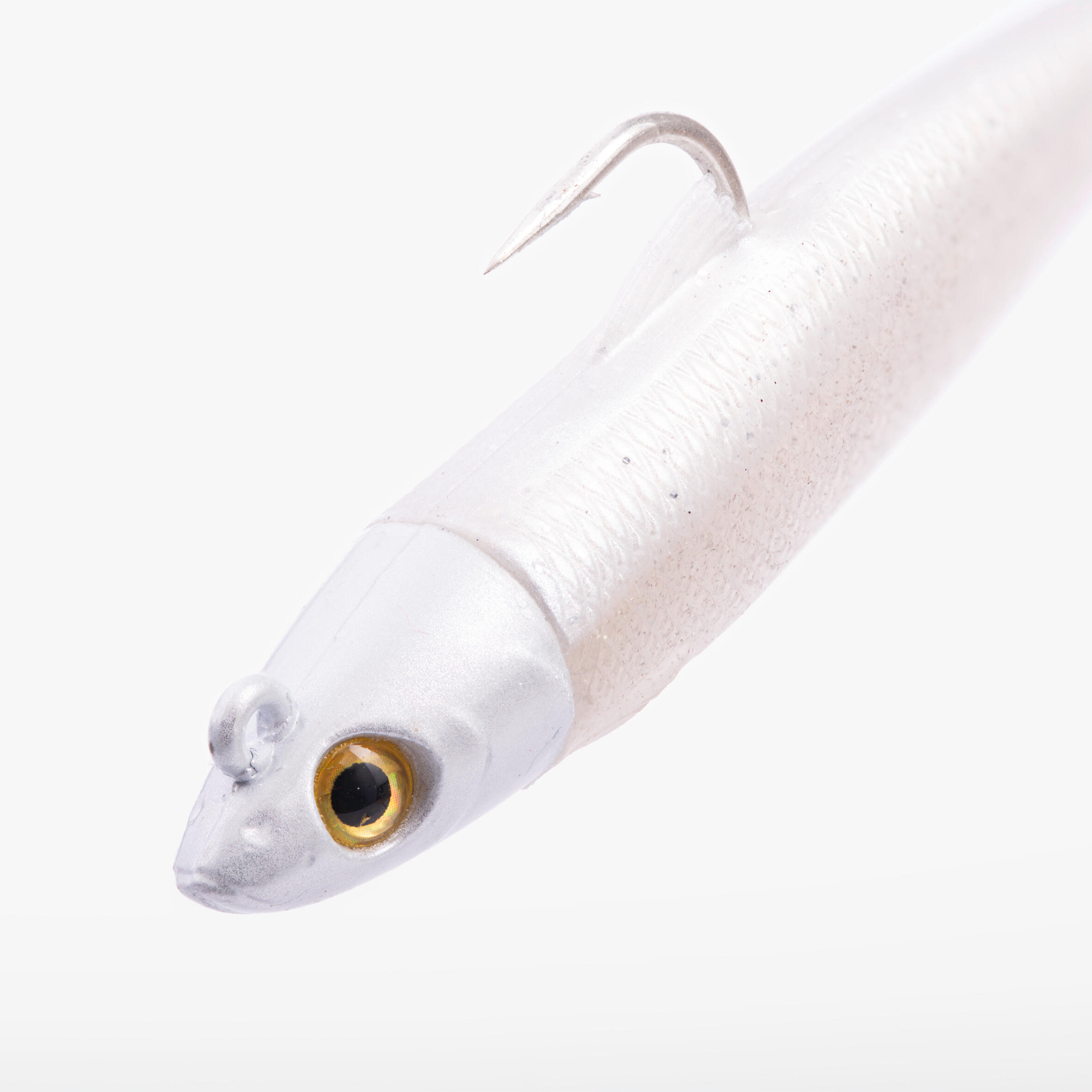 COMBO leurres souples Shad OSARDA 80 Ayu/Blanc 7/16