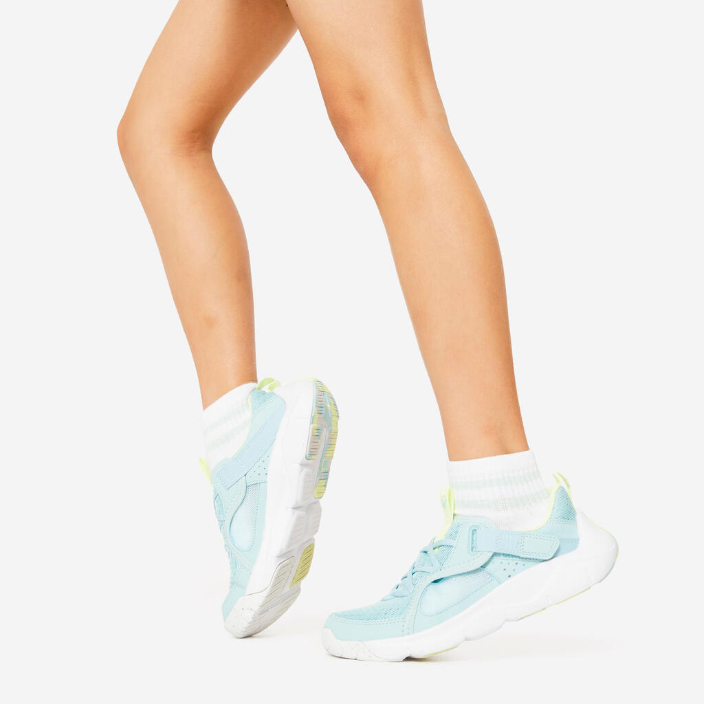 Chaussures multisport respirantes enfant mixte, Playful Summer Blanc et Rose