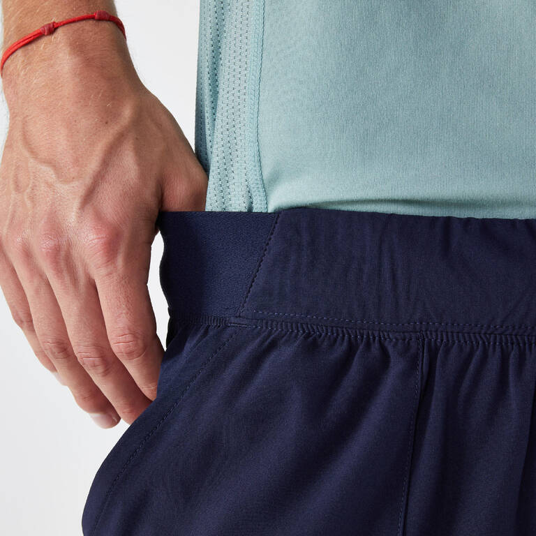 Celana Pendek Tenis Pria Dry Berpori - Biru