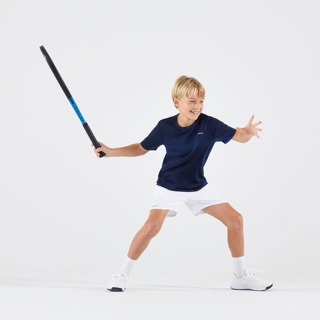 Kinder Tennis T-Shirt - Light blau 