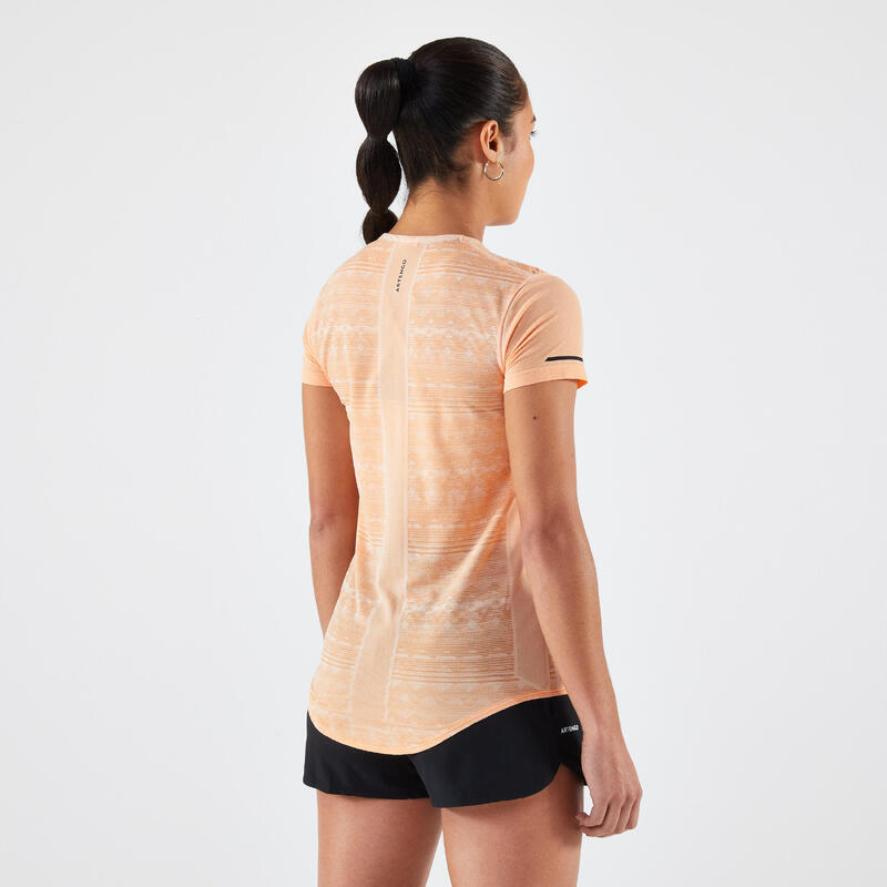 Tennisshirt voor dames TTS Light oranje