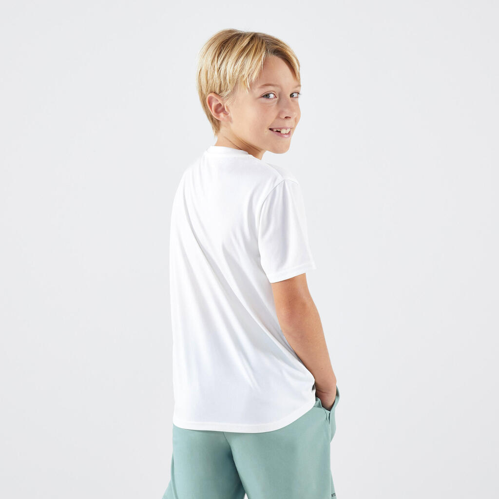 Kids' Tennis T-shirt TTS Essential - Off-White Tennis is in the Air