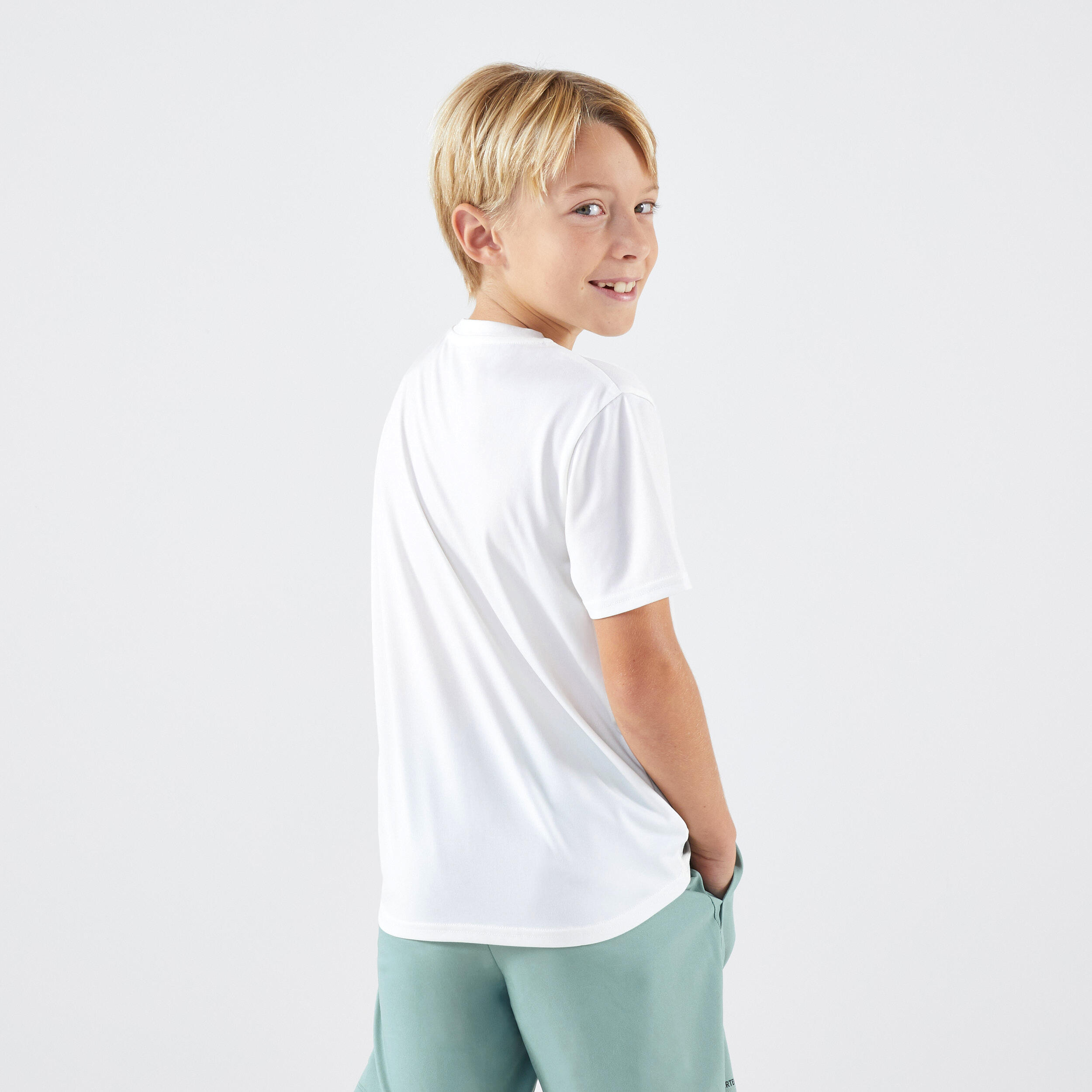 Kids' Tennis T-shirt TTS Essential - Off-White Tennis is in the Air 3/6