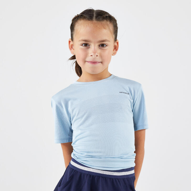 Kinder Tennis T-Shirt - Light blau 