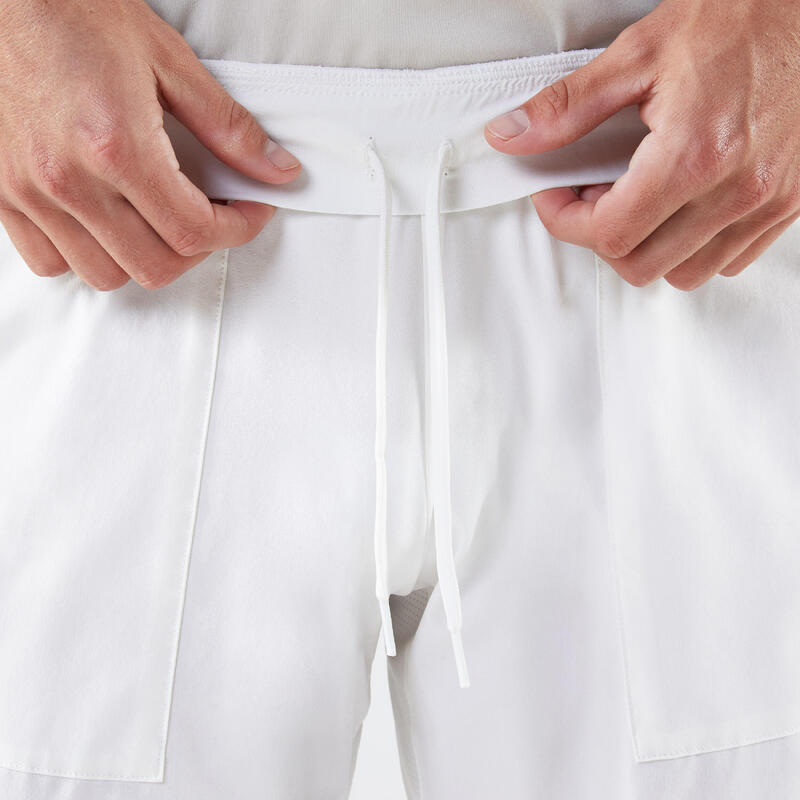 Pantaloncini tennis uomo DRY bianchi