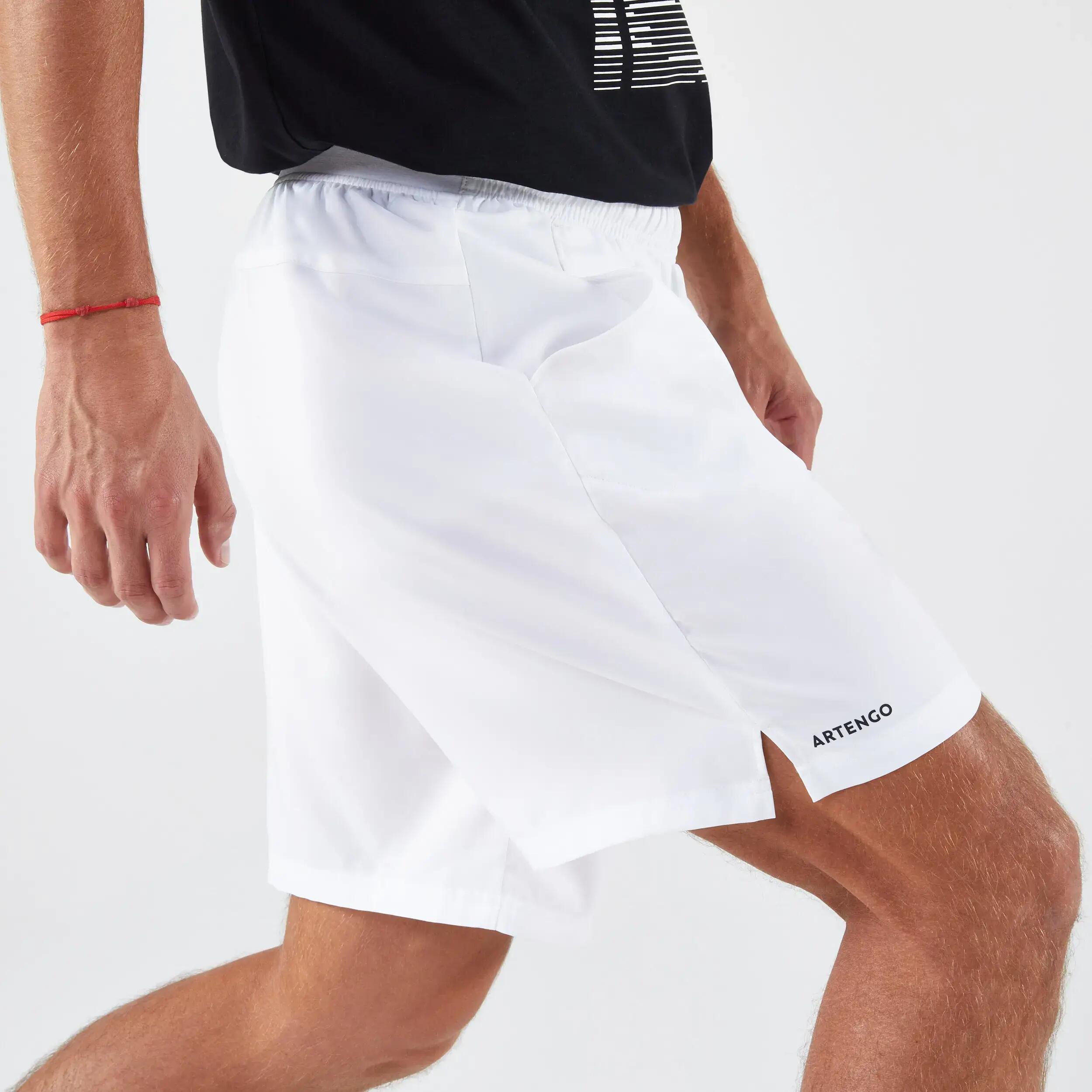 Erkek Tenis Şortu - Beyaz - Essential+ 6/12