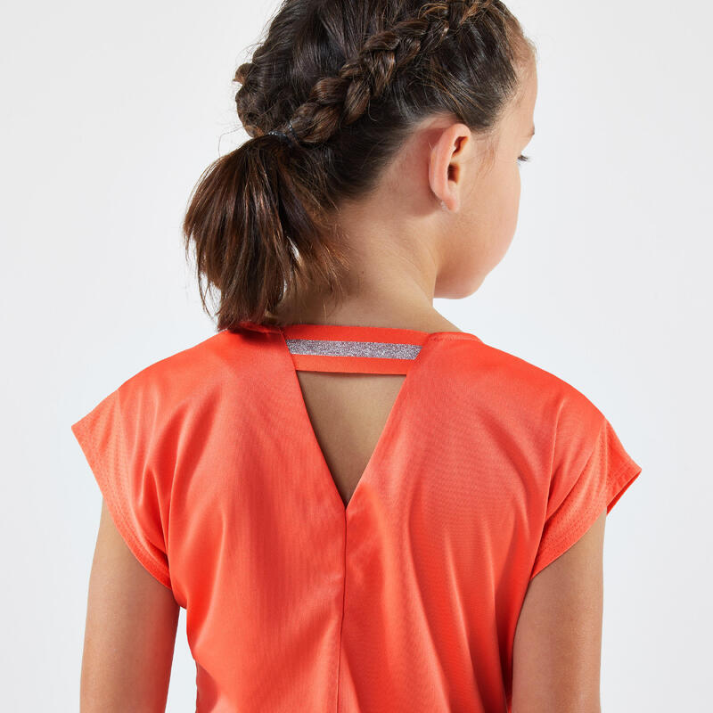 Camiseta de tenis Niña - TTS soft coral