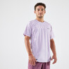 Men's Tennis T-Shirt Short Sleeved Quick Dry  Purple