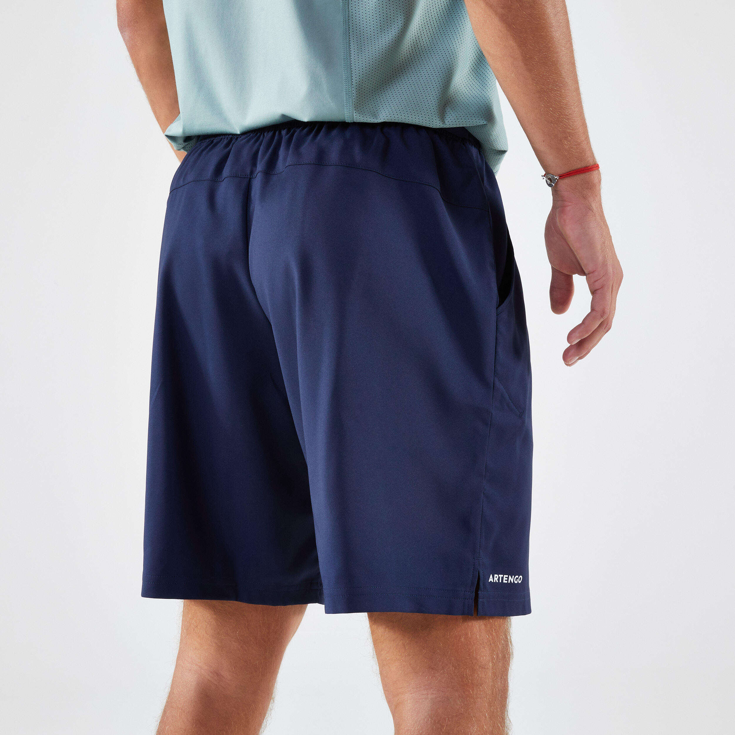 Men Tennis Shorts Dry 500 Navy Blue