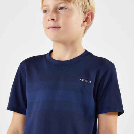 Vaikiški teniso marškinėliai „Light“, tamsiai mėlyni