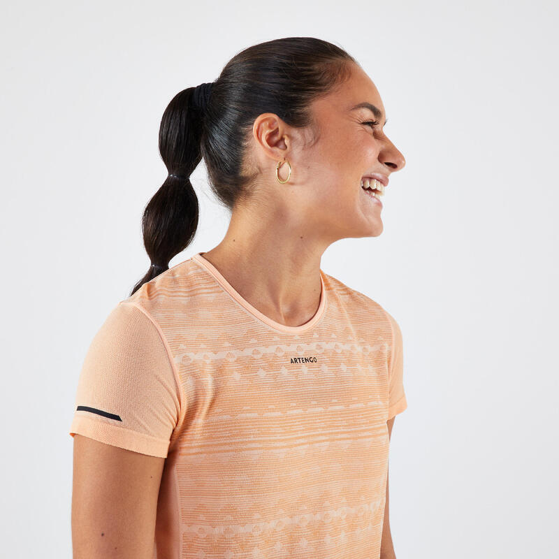 Damen Tennis T-Shirt - TTS Light orange